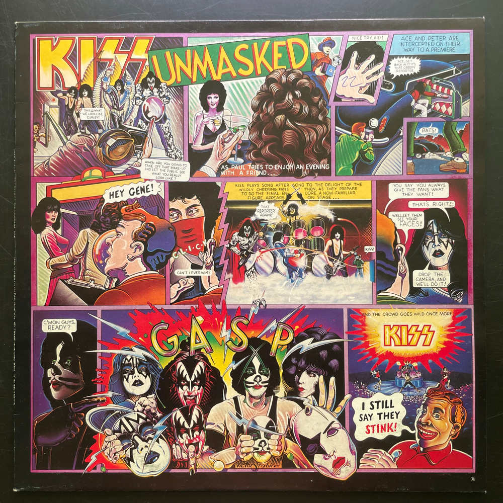 Kiss ‎– Unmasked (Италия 1980г.)