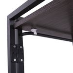 Стол BRABIX "Smart CD-010", 1000х505х795 мм, ЛОФТ, складной, металл/ЛДСП ясень, каркас черный, 641877