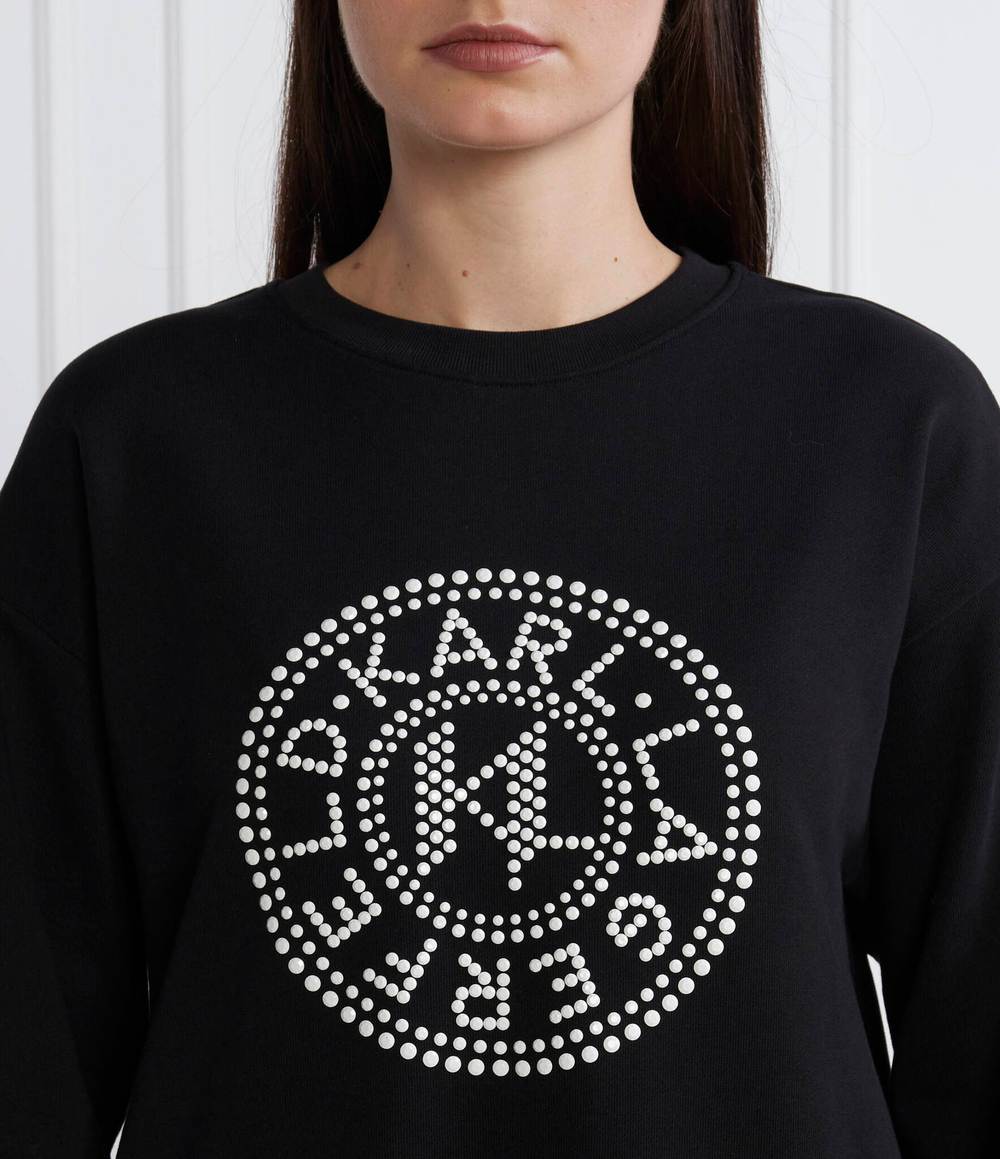 Платье hotfix logo sweatdress Karl Lagerfeld - черный(231W1352)