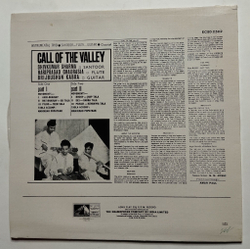 Винтажная виниловая пластинка LP Shivkumar Sharma Hariprasad Chaurasia Brijbhushan Kabra Call Of The Valley (India 1968)