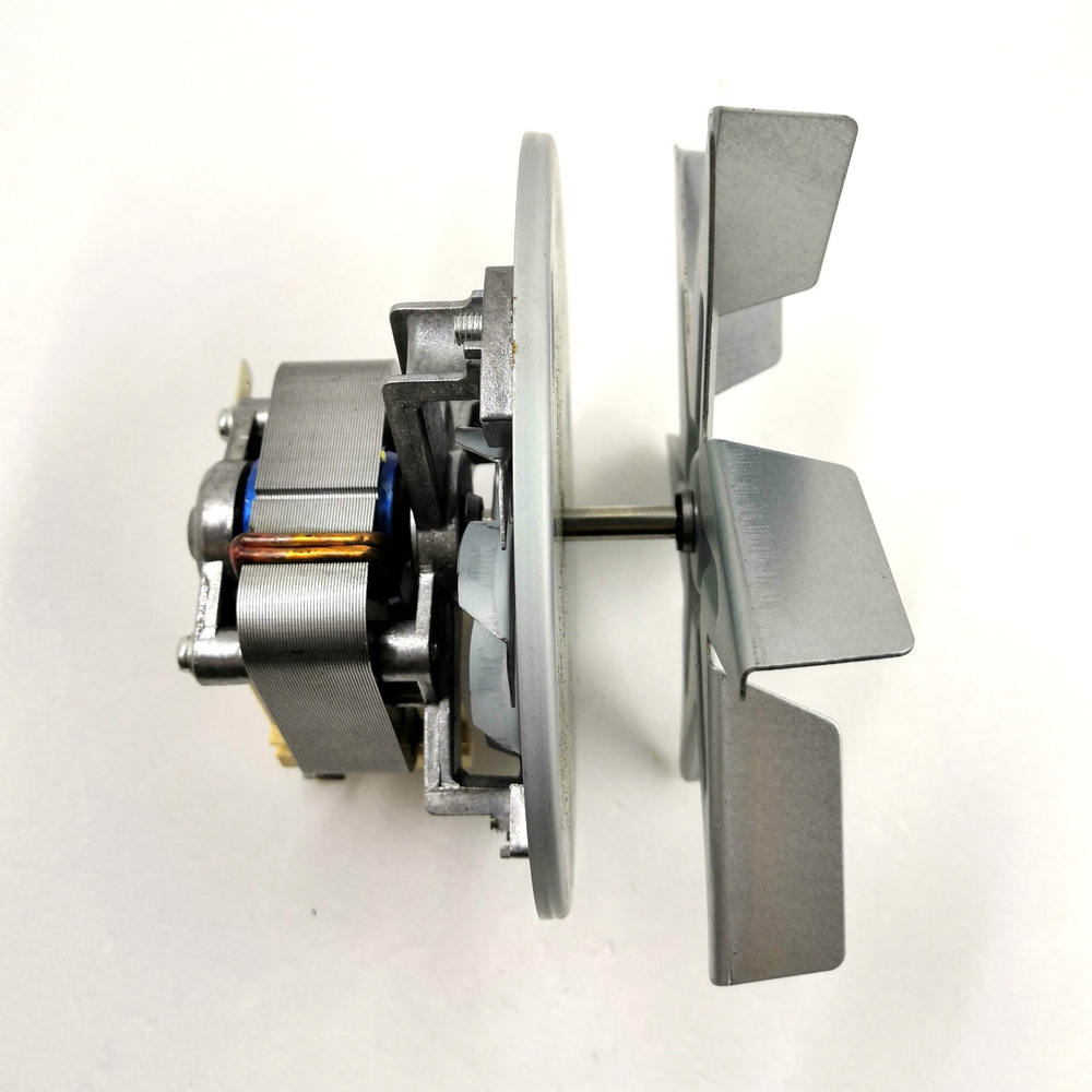 Мотор вентилятора универсальный с крыльчаткой для жарочного шкафа плиты