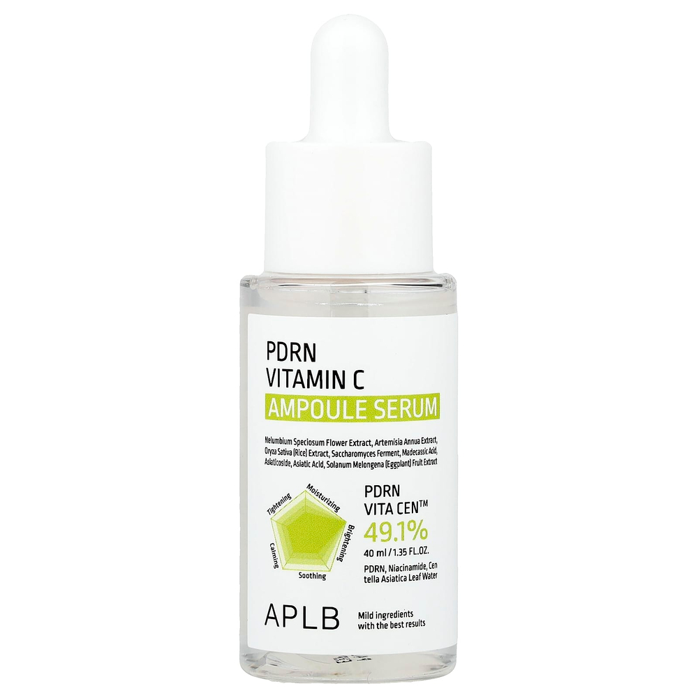APLB, PDRN, ампульная сыворотка с витамином C, 40 мл (1,35 жидк. Унции)