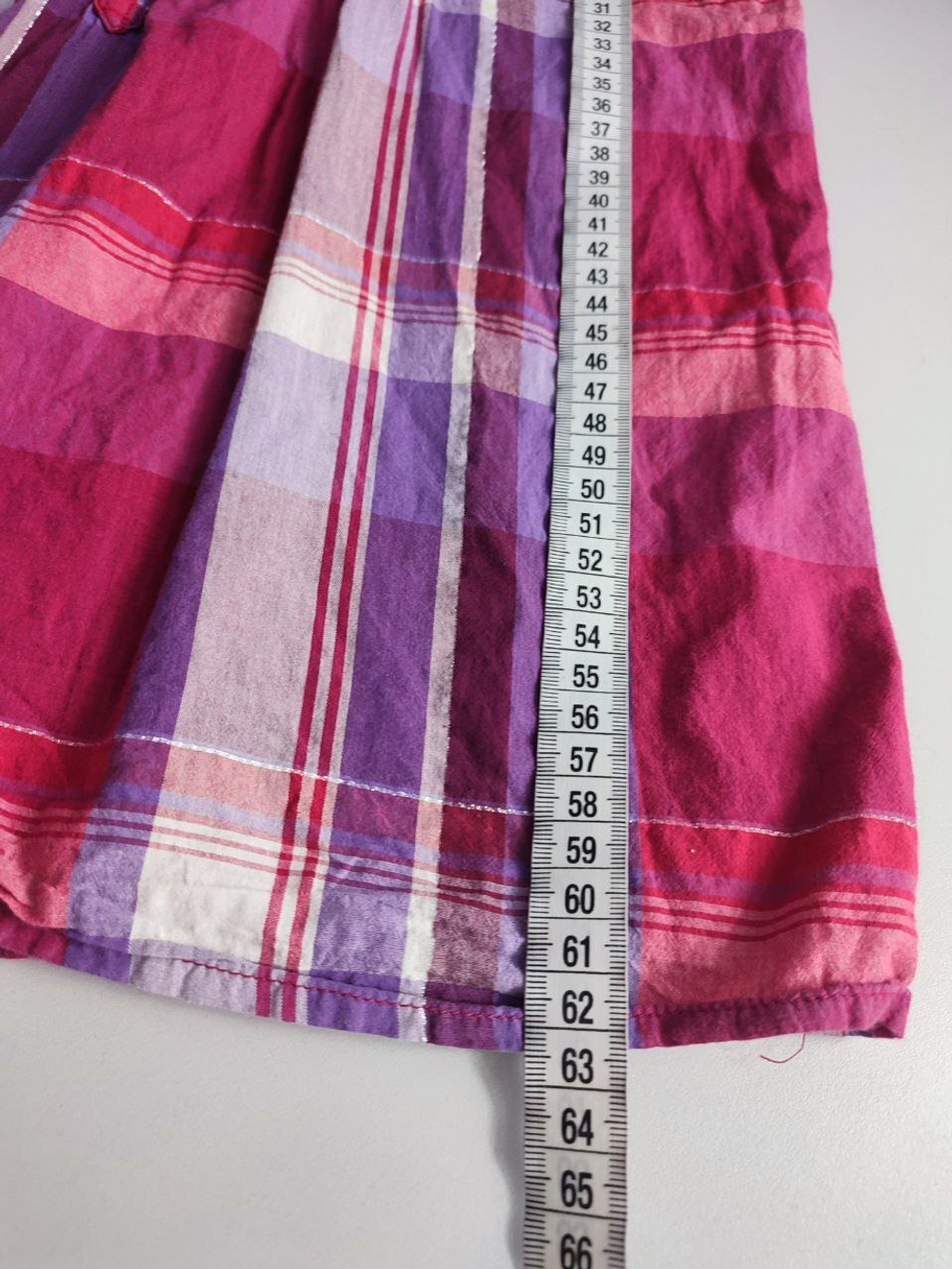 Рубашка H&M хлопковая в клетку на 14 лет