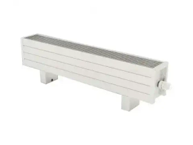 Конвектор напольный Vitron 150 х 100 х 1900 (белый RAL 9016), подключение нижнее