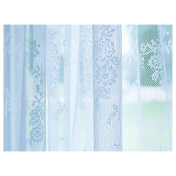 IKEA ALVINE  (ИКЕА АЛВИНЕ)  -  SPETS Шторы, 1 пара, на туннеле/кремовые, 145x300 см