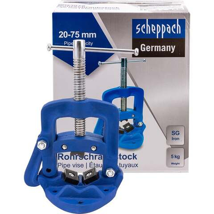 Тиски трубные Scheppach 20-75мм Sch-WQ3075(66070)