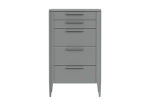 Комод Type высокии? 5 ящиков (серый)
