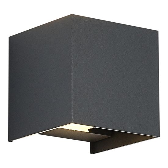 SL9513.701.01 Светильник уличный настенный ST-Luce серый/серый LED 1*10W 2700K BRIK