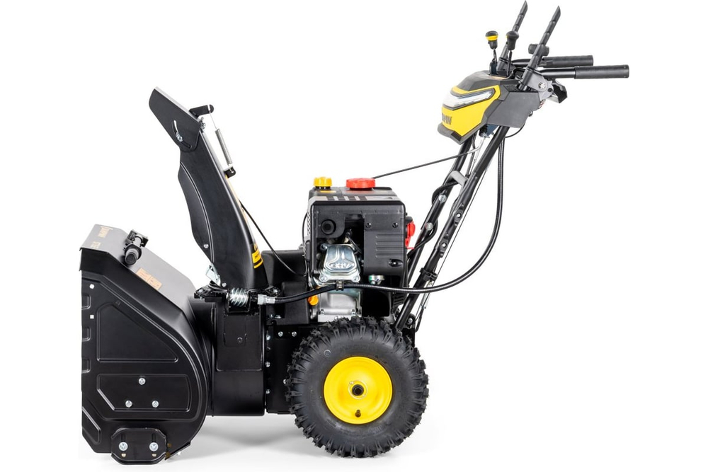 Снегоотбрасыватель CHAMPION ST763E (7лс,62см,6F/2R,колеса,3л,81кг,эл.стартер,фары,обогрев рук, зимн.