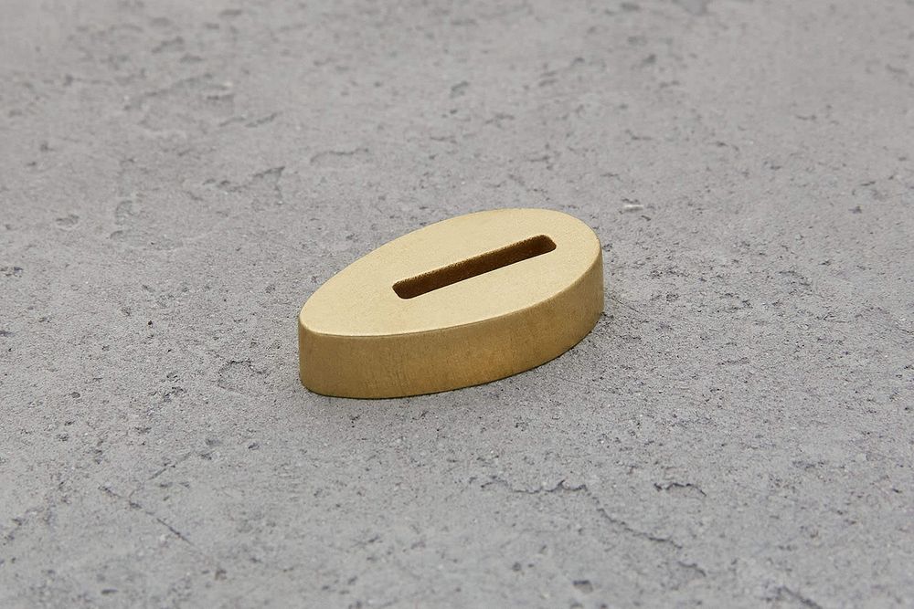 Больстер из латуни 8мм, 34x18мм