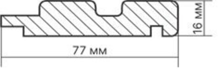 Профиль Финиш МДФ Beats Palomino, 2700*77*16