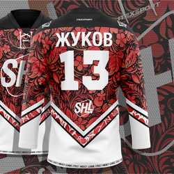 Форма для хоккейного турнира SHL ПРОТИВОСТОЯНИЕ 2019 Москва на заказ, красная