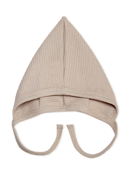 Чепчик Гномик ВАФЛЯ Светлый кофе RinaAmari