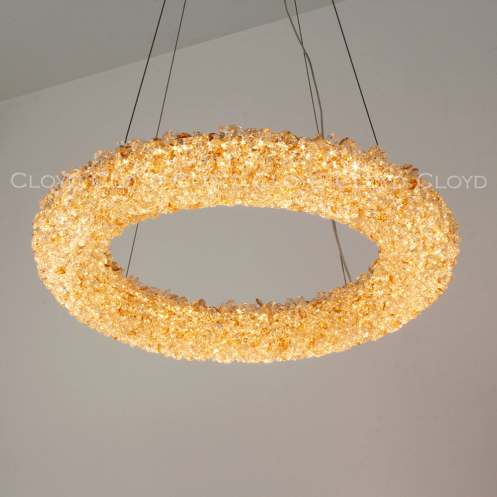 Люстра Cloyd EDEL-A C1 / Ø60 см - золото (арт.11368)