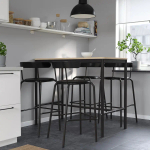 Барный стул - YNGVAR IKEA/ ИНГВАР ИКЕА, 99х53х51 см, черный
