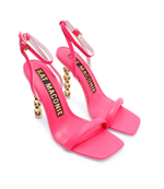 Кожаные босоножки на шпильках Kat Maconie - розовый(ESIDA)