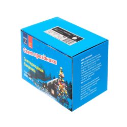 ULD-C1515-160-TWK WHITE IP67 Занавес светодиодный с эффектом мерцания. 1.5х1.5м. Соединяемый. 160 светодиодов. Белый свет. Провод белый. TM Uniel.