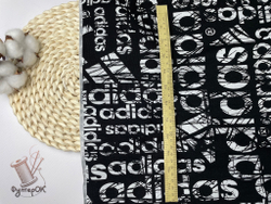 Футер 2-н петля Адид С ВЕЛЮР ЭФФЕКТОМ