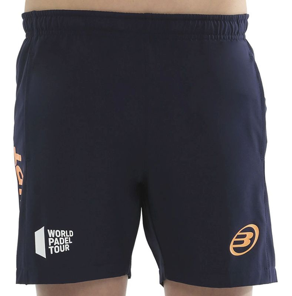 Мужские шорты теннисные Bullpadel Vetas Shorts Man - oceano profundo/naranja fluor