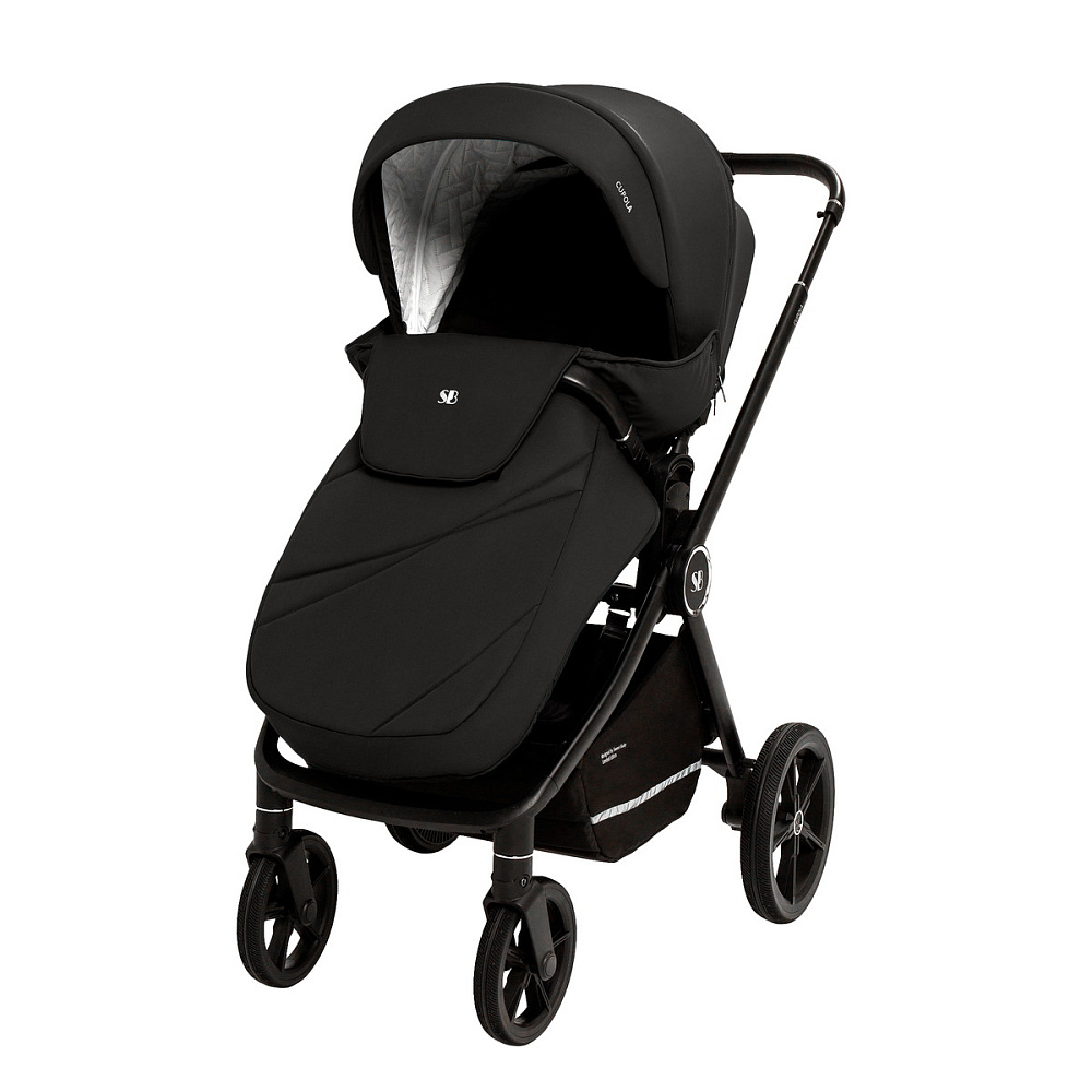 Коляска 3 в 1 Sweet Baby Cupola New + автокресло Premier Grey Moon Black