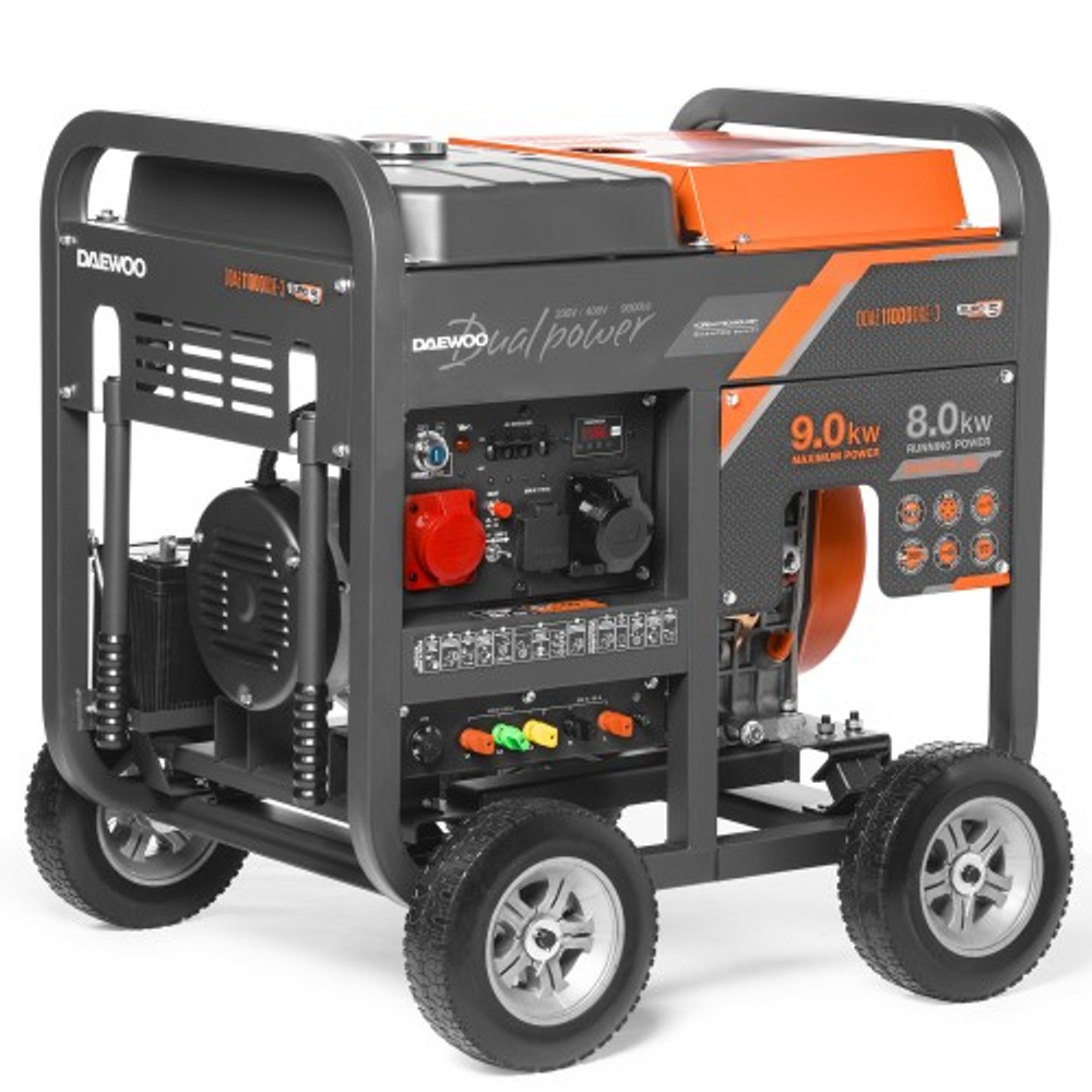 Генератор дизельный с воздушным охлаждением DAEWOO DDAE 11000DХE-3 открытая DDAE 11000DXE-3 (2024)