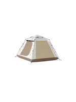Палатка Naturehike Ango Picnic CNK2450WS021 трёхместная c навесом бежевая c черным