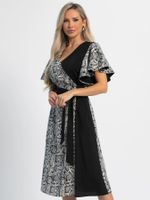 Платье Исида (серо-черное) П16026-54М LT Collection