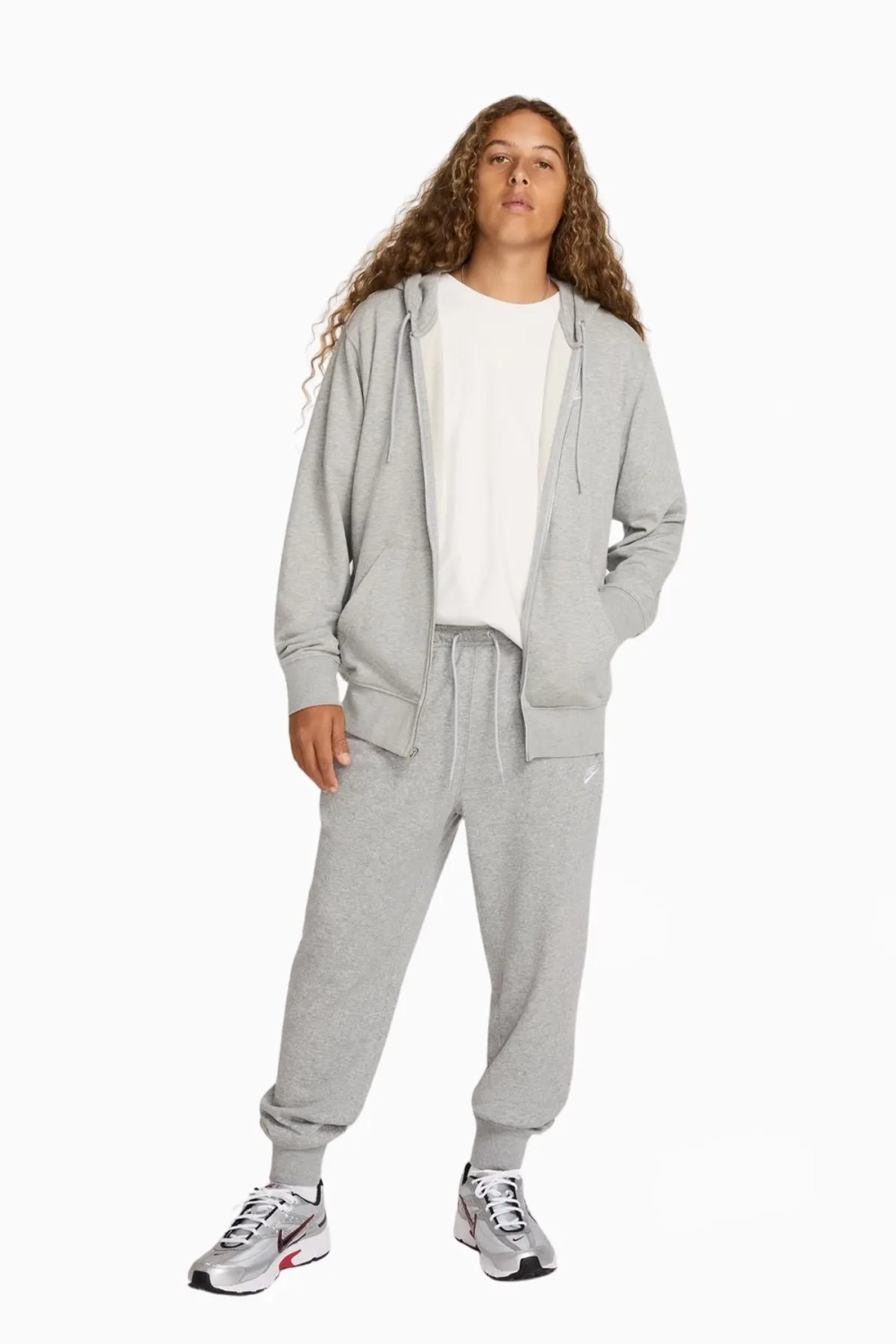 Кофта Nike Futura Club Full-Zip - серый