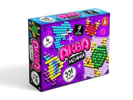 Аквамозаика 331 дет. 4 картинки, планшет "Подводный мир"