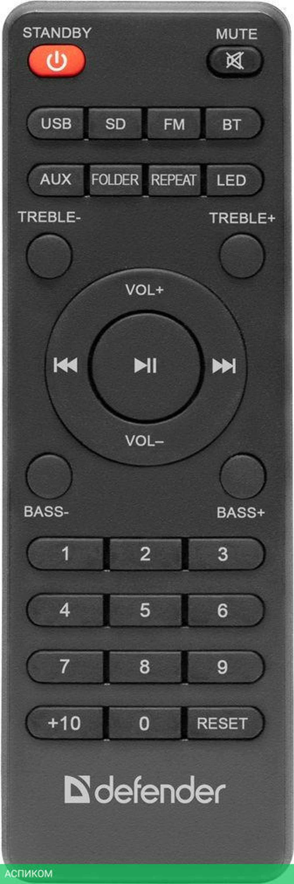 Акустика Defender Eclipse 2.1 черный (65593)