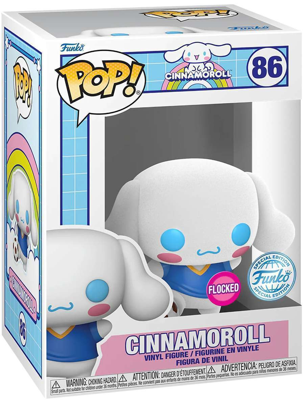 Фигурка Funko POP! Hello Kitty And Friends Cinnamoroll w/Soccer Ball (FL) (Exc) (86) 82146