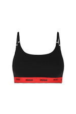 бюстгальтер 2-pack twin bralette stripe Hugo Bodywear - черный(50480158)