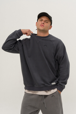 Толстовка KUL'TURA "FLEECE" Темно-серый