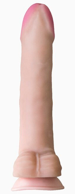 Фаллоимитатор реалистик гигант на присоске (Цвет: телесный)
