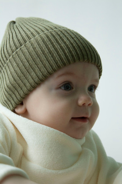 Вязаная шапочка Simple (хаки)