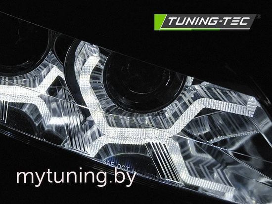 Передние фары для BMW Z4 E89 (09-13) хромированные динамические под штатный ксенон с AFS