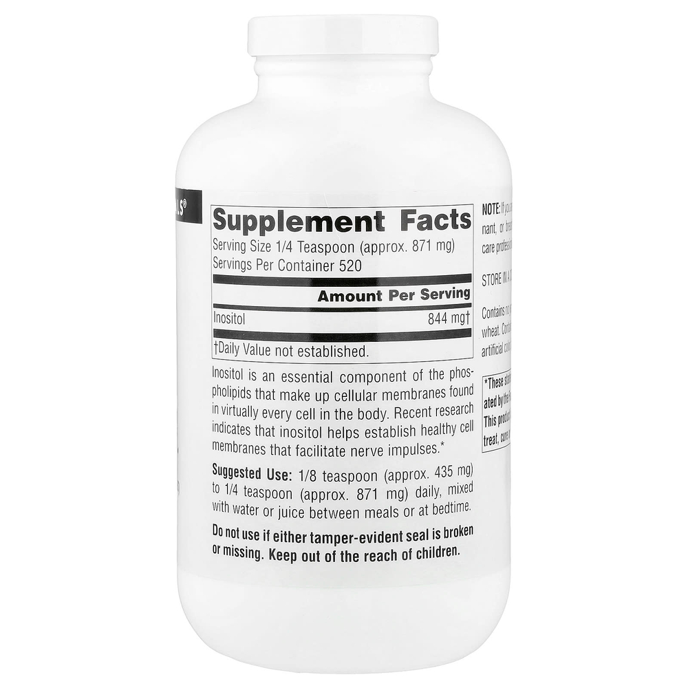 Source Naturals, Чистый инозит в порошке, 453,6 г (16 унций)