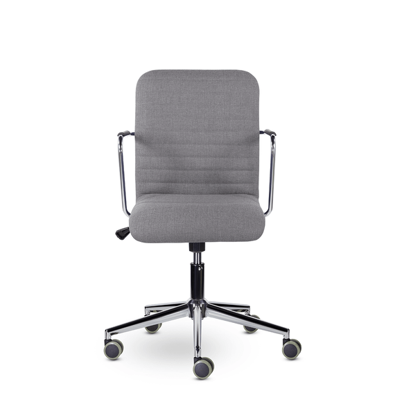 Кресло Честер GTР TG хром Ср Moderno 02 (серый)