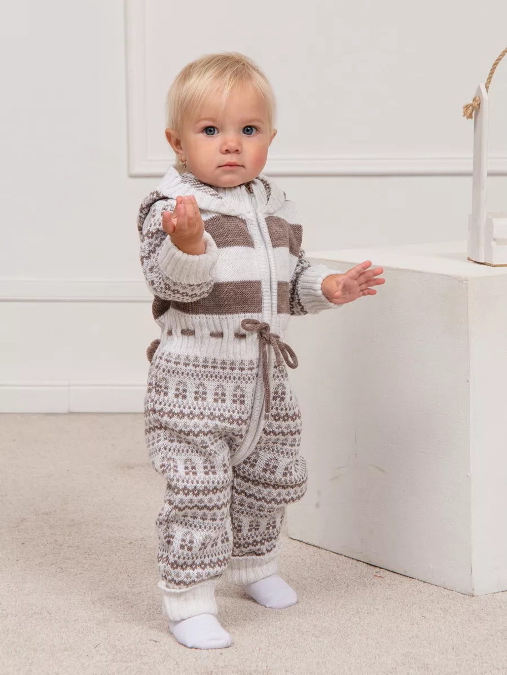 Комбинезон вязаный