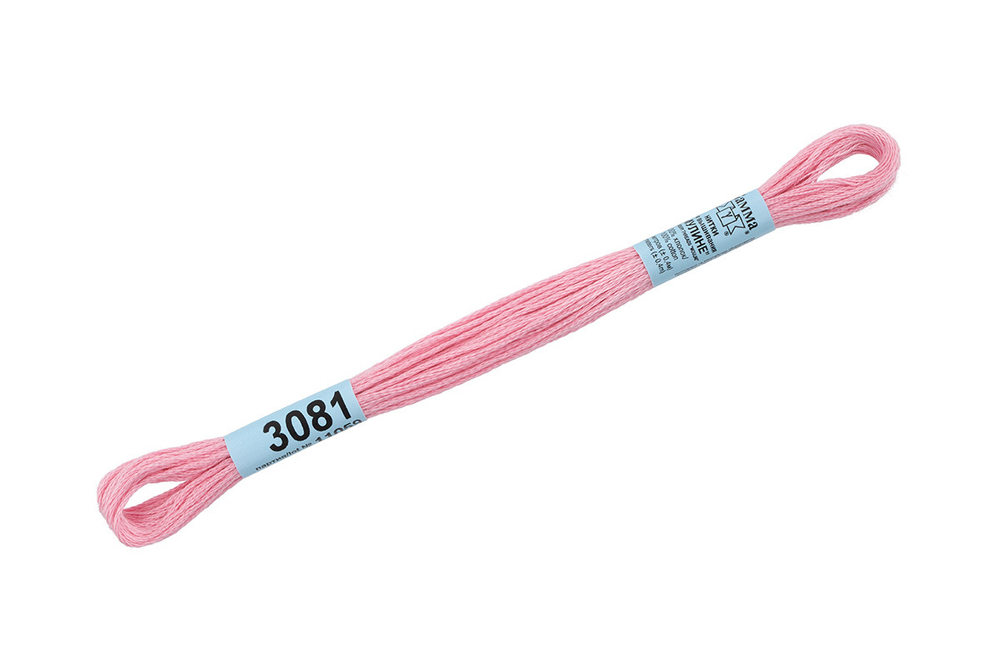 Мулине  "Gamma", 100% хлопок, 8 м, №3081