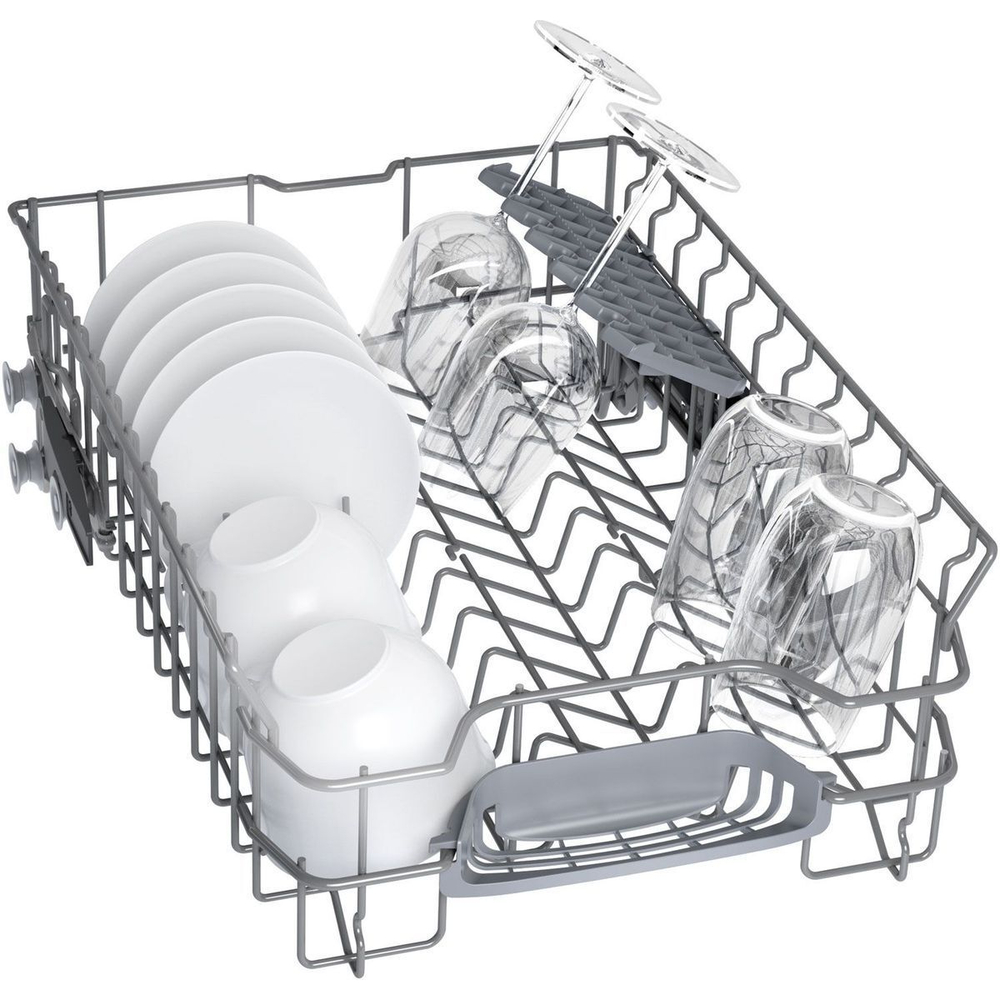 Посудомоечная машина Bosch SPS2HMW54Q Serie 2, узкая, 10 комплектов, 5 программ, защита от протечек, белый