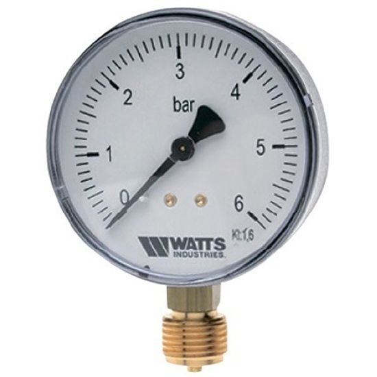 Манометр радиальный Watts F+R200 (1/4", 6 бар, 50 мм.) 10007378