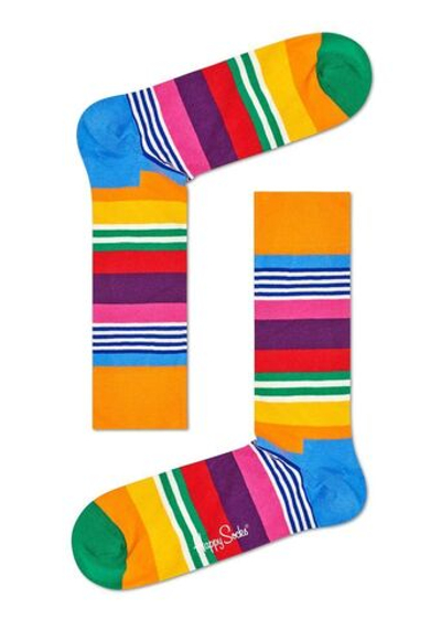 Яркие полосатые носки унисекс Mistletoe Sock (Размер: 29) (Цвет: разноцветный)