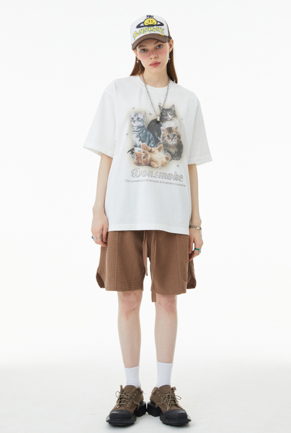 Футболка DONSMOKE "Dogs N' Kitty" Oversized Tee