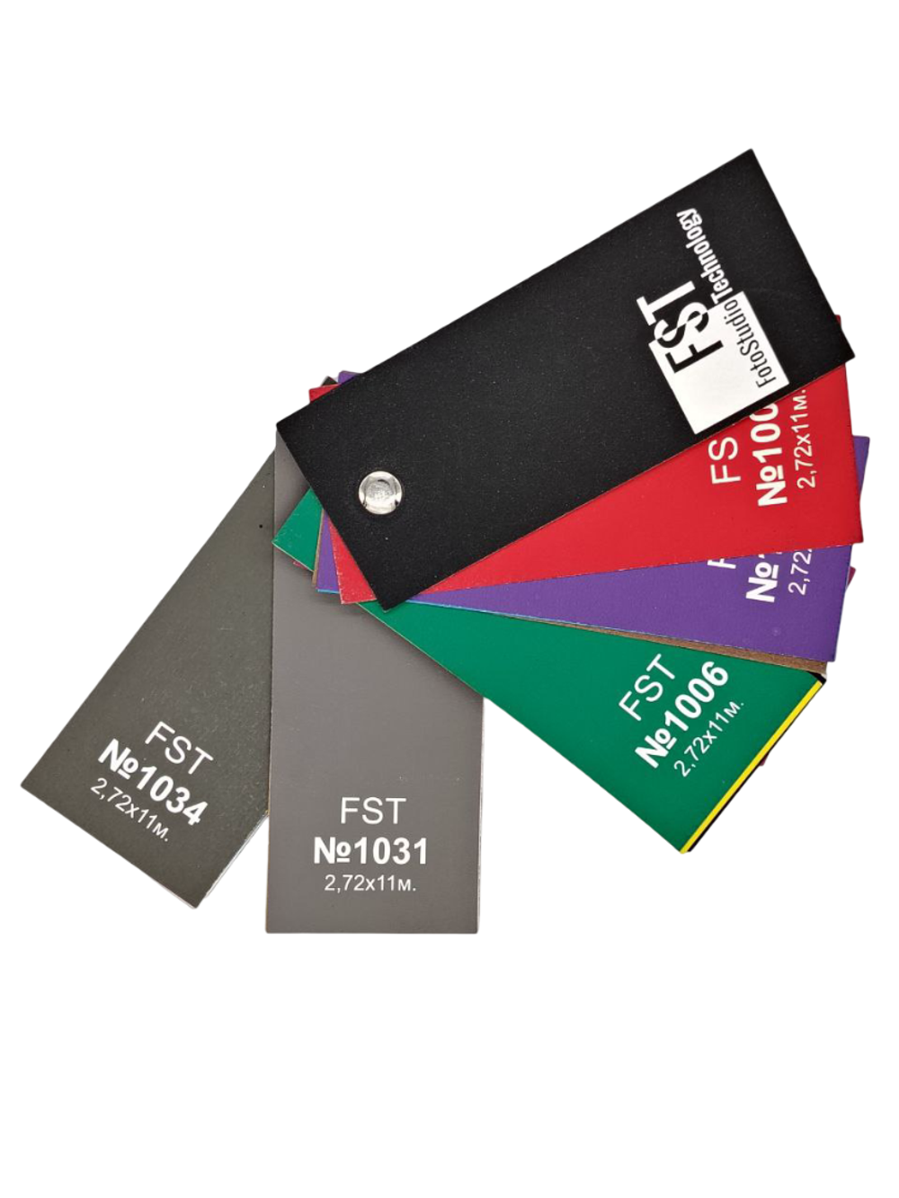 Фон бумажный FST 2,72X11 М 1031 STORM GREY штормовой серый