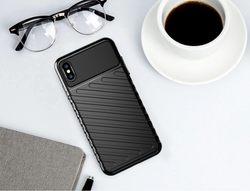 Чехол для iPhone X (XS) цвет Black (черный), серия Onyx от Caseport