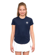 Одежда для тенниса Девочки, Футболка BIDI BADU CREW JUNIOR TEE .