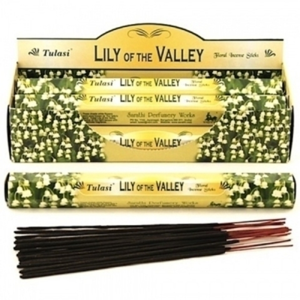 Tulasi Lily of the Valley шестигранник Благовоние Ландыш
