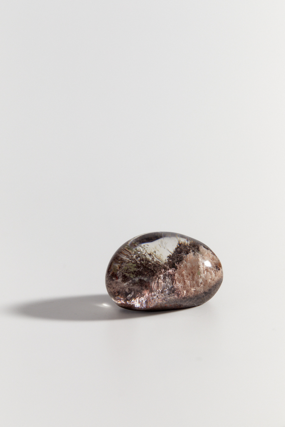 Коллекционный кварц аквариум с включениями