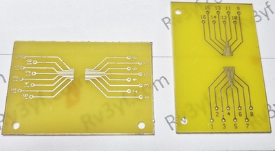 Плата-Переходник для распайки SSOP16. цена за 1 шт.